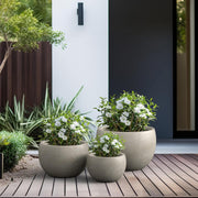 Fluted Round Planter