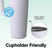Insulated Straw Handle Water Tumbler