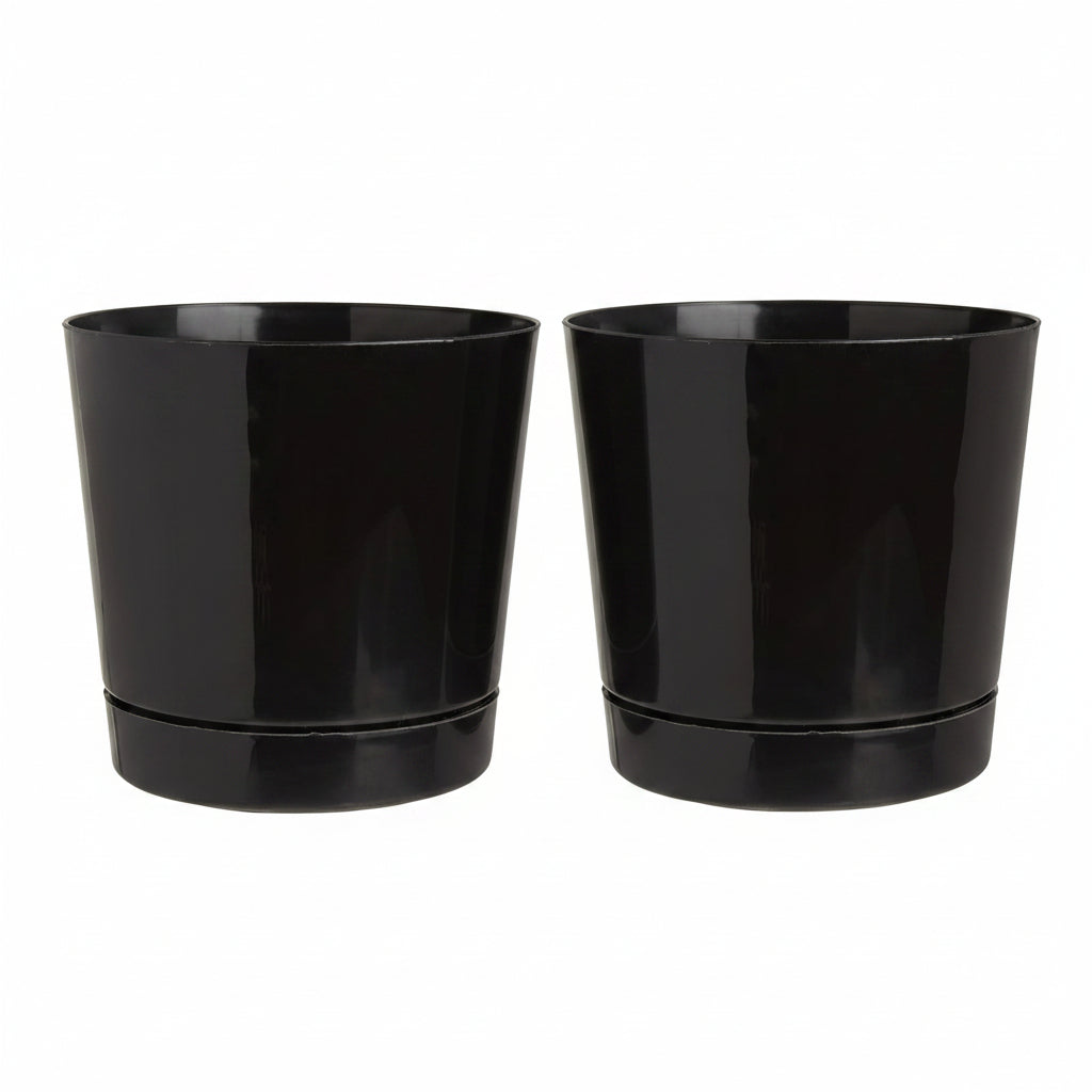 Glossy Cylinder Plant Pot