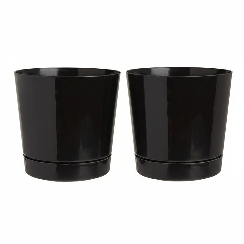 Glossy Cylinder Plant Pot