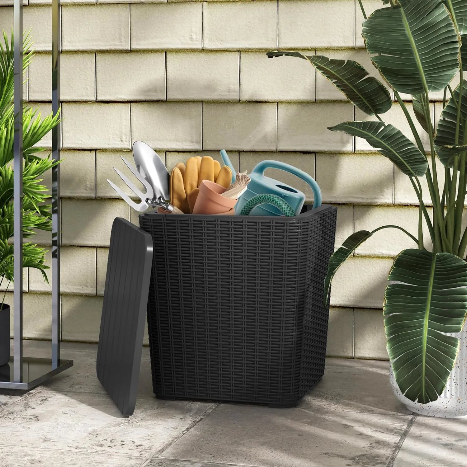 11.5 Gallon Patio Storage Table