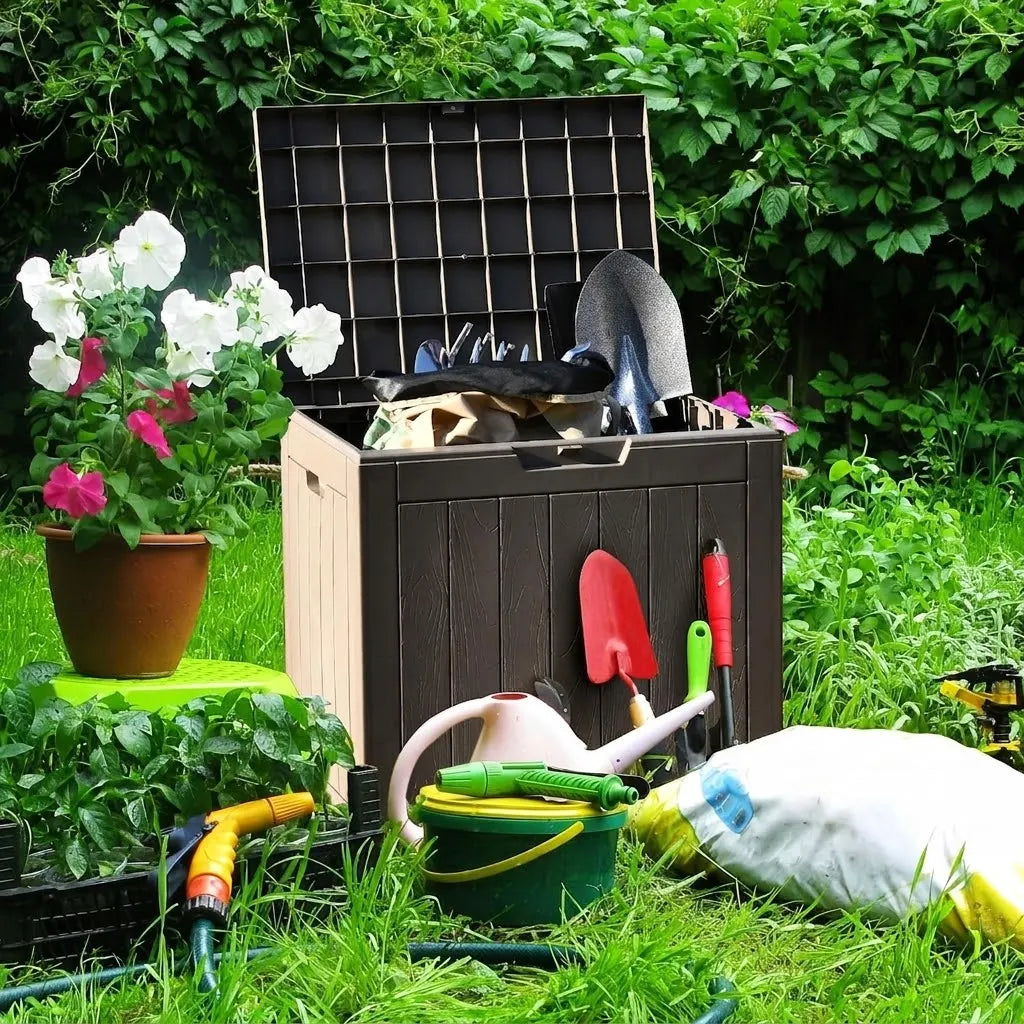 31 Gallon Outdoor Storage Deck Box