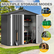 DWVO 5x3ft Metal Storage Shed
