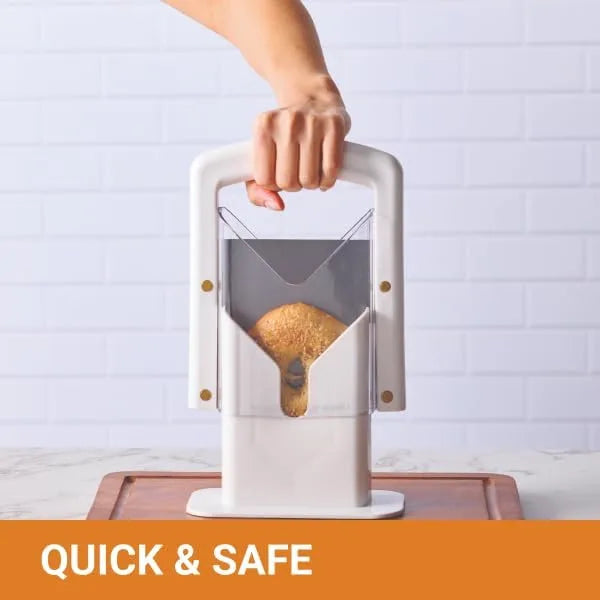 Safe Bagel Slicer Cutter