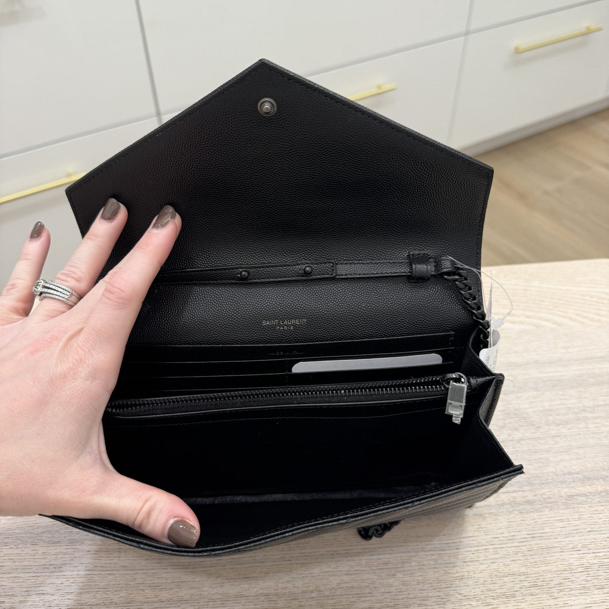 Saint Laurent Envelope Chain Wallet Bag