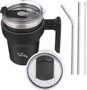 Insulated Handle Travel Tumbler Mug