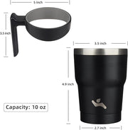 Insulated Handle Travel Tumbler Mug