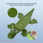 Interactive Alligator Dog Chew Toy