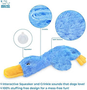Interactive Blue Duck Dog Toy