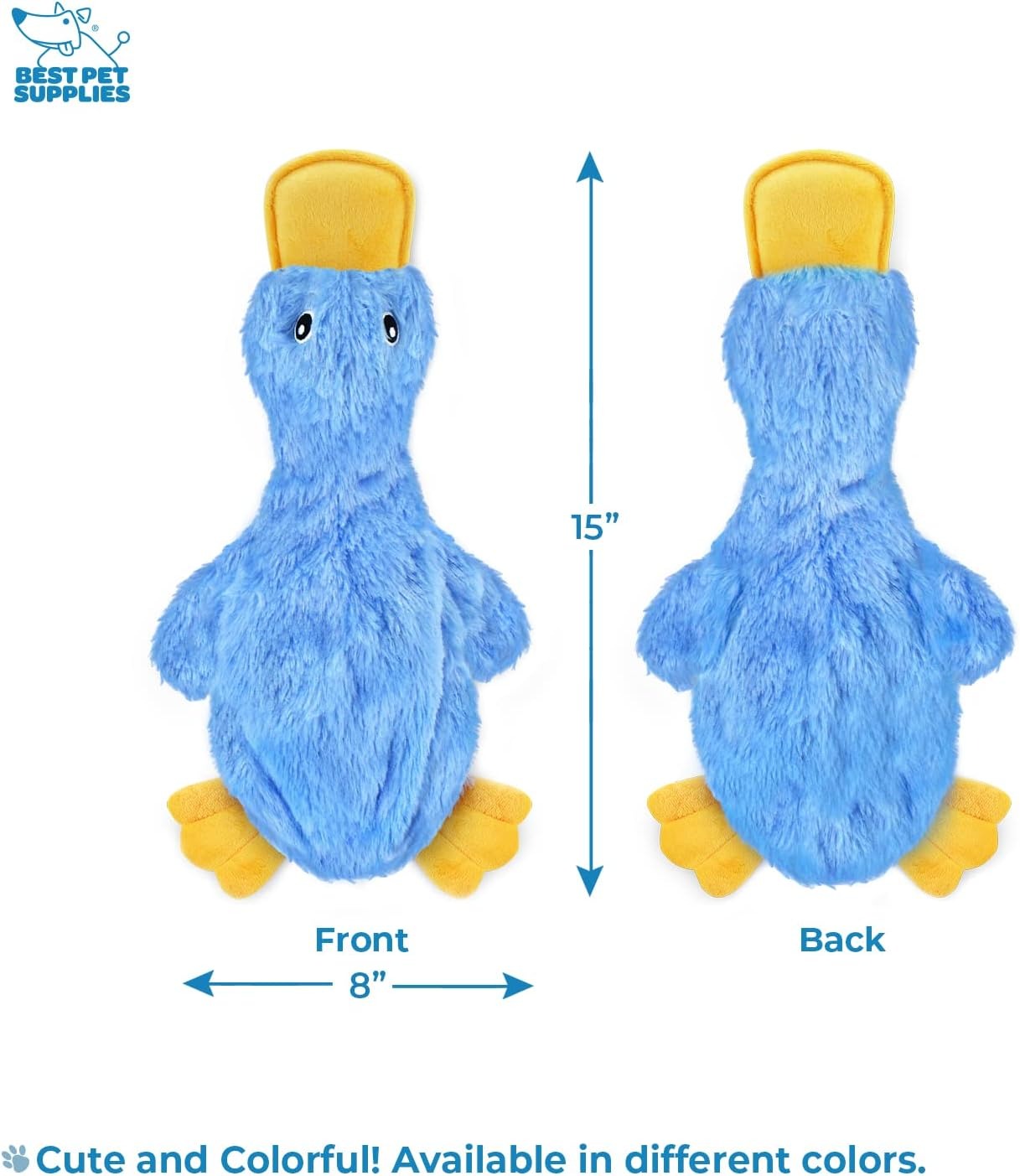 Interactive Blue Duck Dog Toy