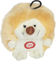 Interactive Chattering Hedgehog Plush Dog Toy
