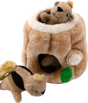 Interactive Hide & Seek Plush Dog Puzzle Toy – Medium