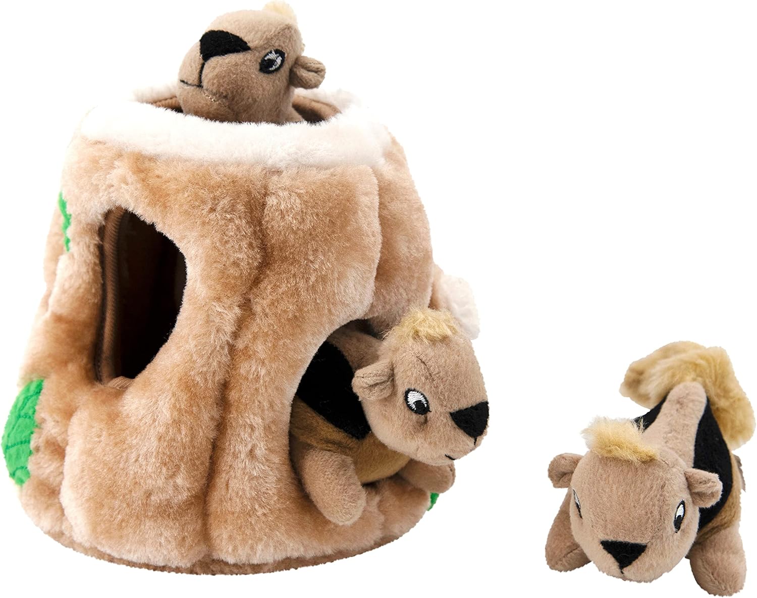 Interactive Hide & Seek Plush Dog Puzzle Toy – Medium