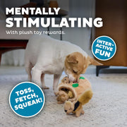 Interactive Hide & Seek Plush Dog Puzzle Toy – Small