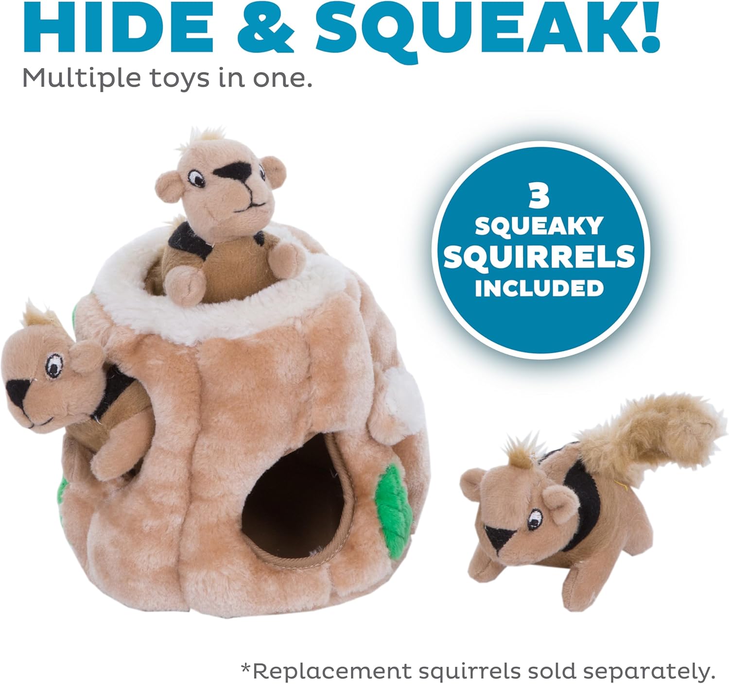 Interactive Hide & Seek Plush Dog Puzzle Toy – Small