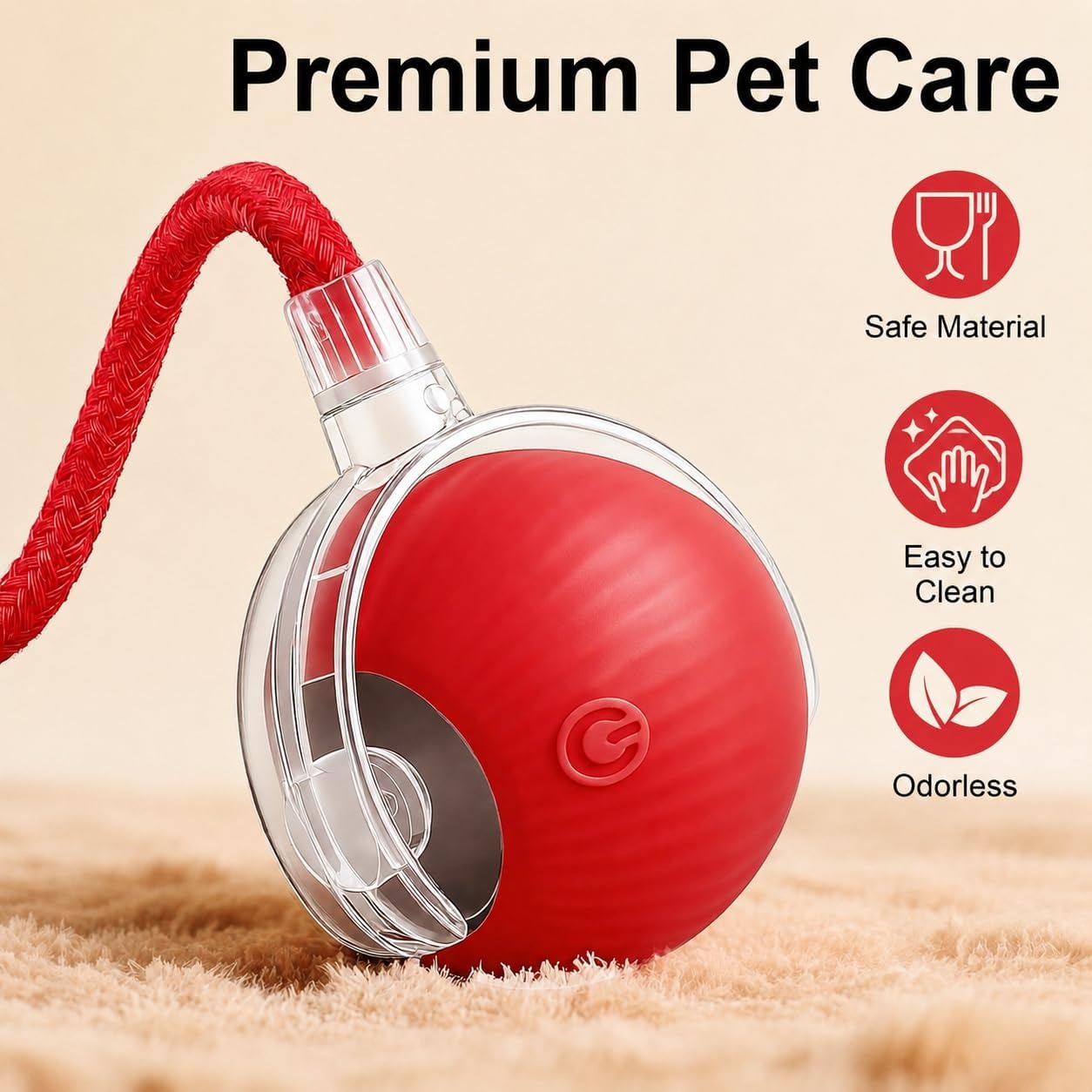 Interactive Rolling Ball Pet Toy
