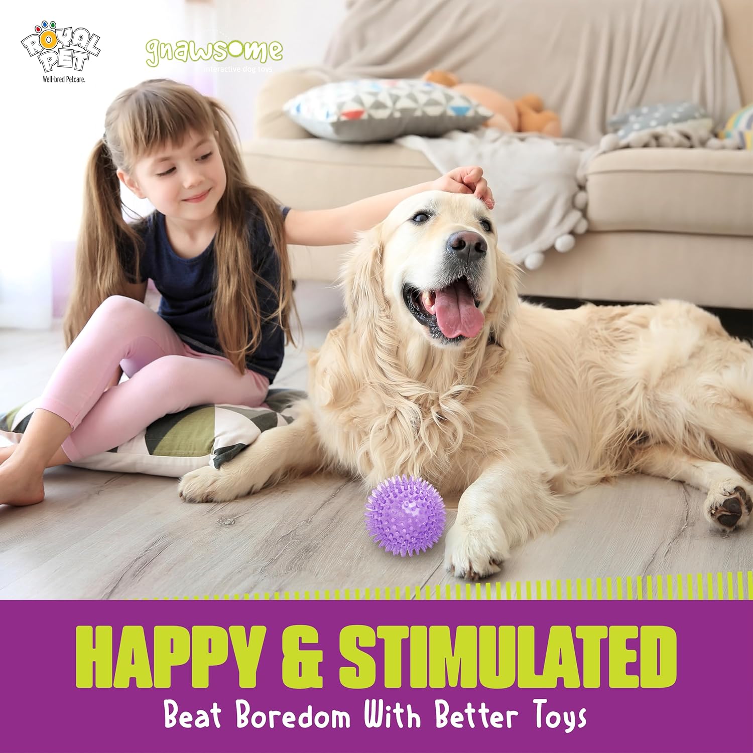 Interactive Squeaker Ball For Dogs