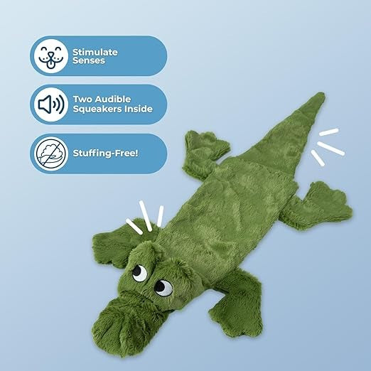 Interactive Stuffless Dog Toy Pack