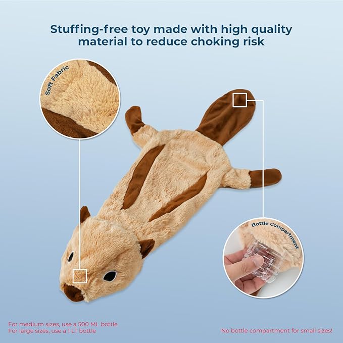 Interactive Stuffless Dog Toy Pack