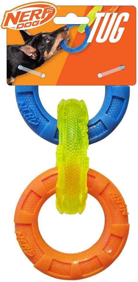 Interactive Triple Ring Tug Toy