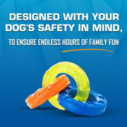 Interactive Triple Ring Tug Toy