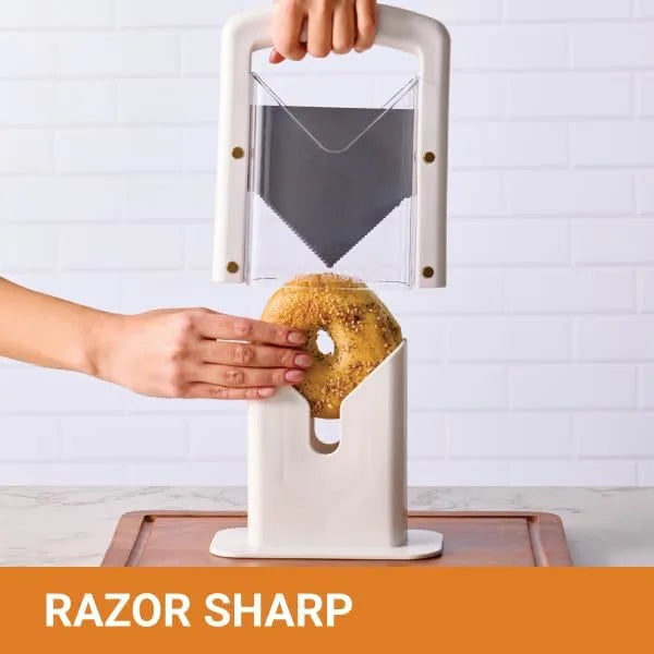Safe Bagel Slicer Cutter