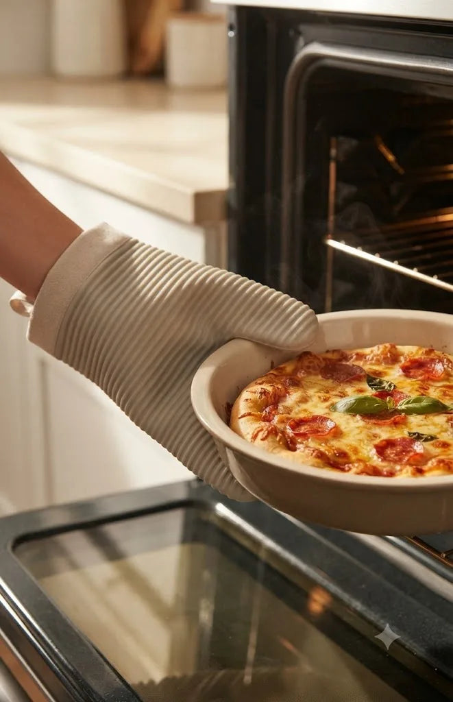 Silicone Oven Mitts 2-Pack Set