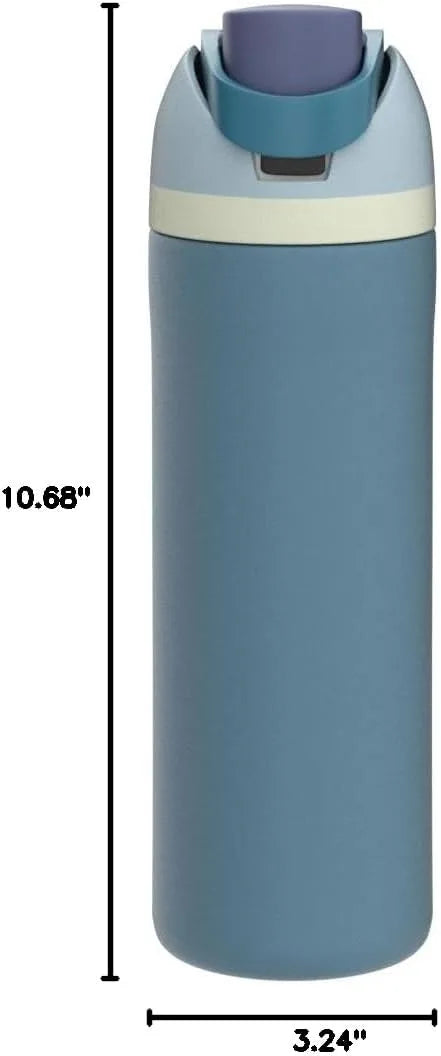 Insulated Straw Sports Water Bottle