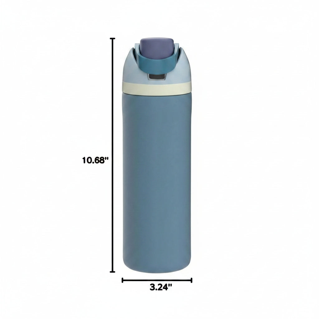 Insulated Straw Sports Water Bottle