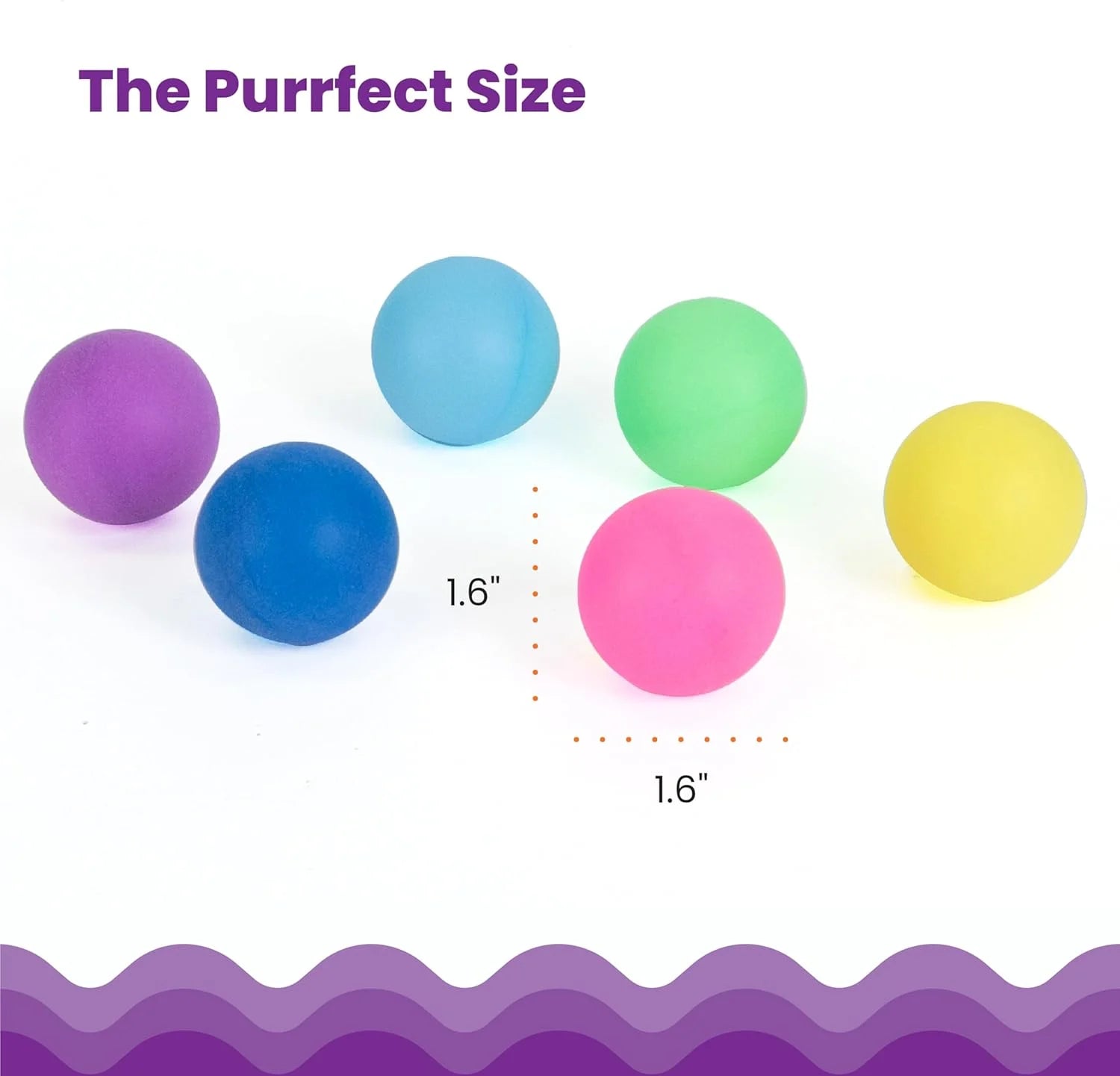 Replacement Balls for Cat Track Toys (6-Pack)