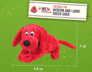 Snuggle Buddy Plush Dog Toy with Squeaker & Crinkle
