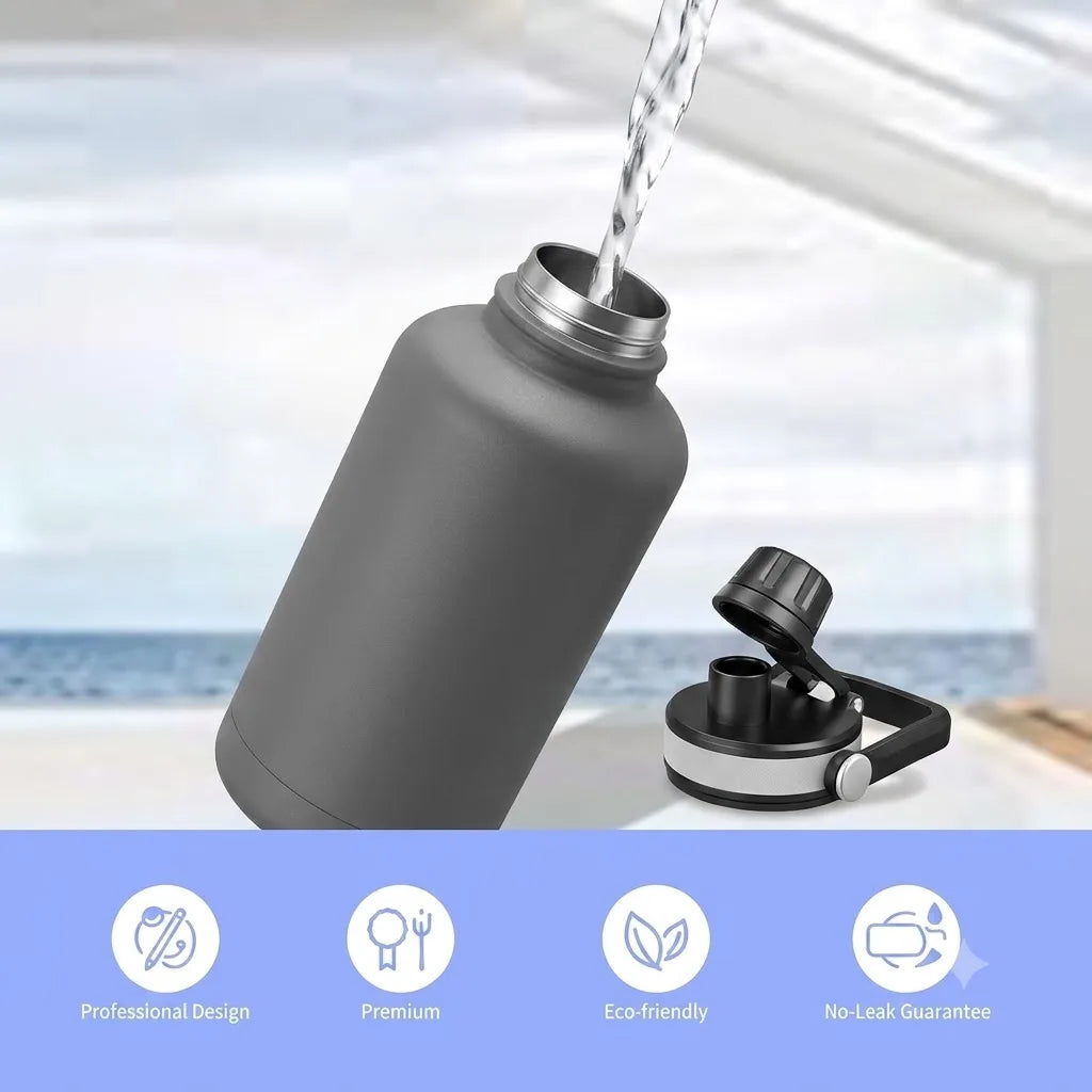 64oz Insulated Stainless Steel Water Jug