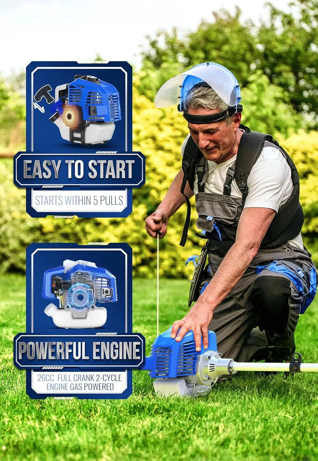 Gas String Trimmer Power Head