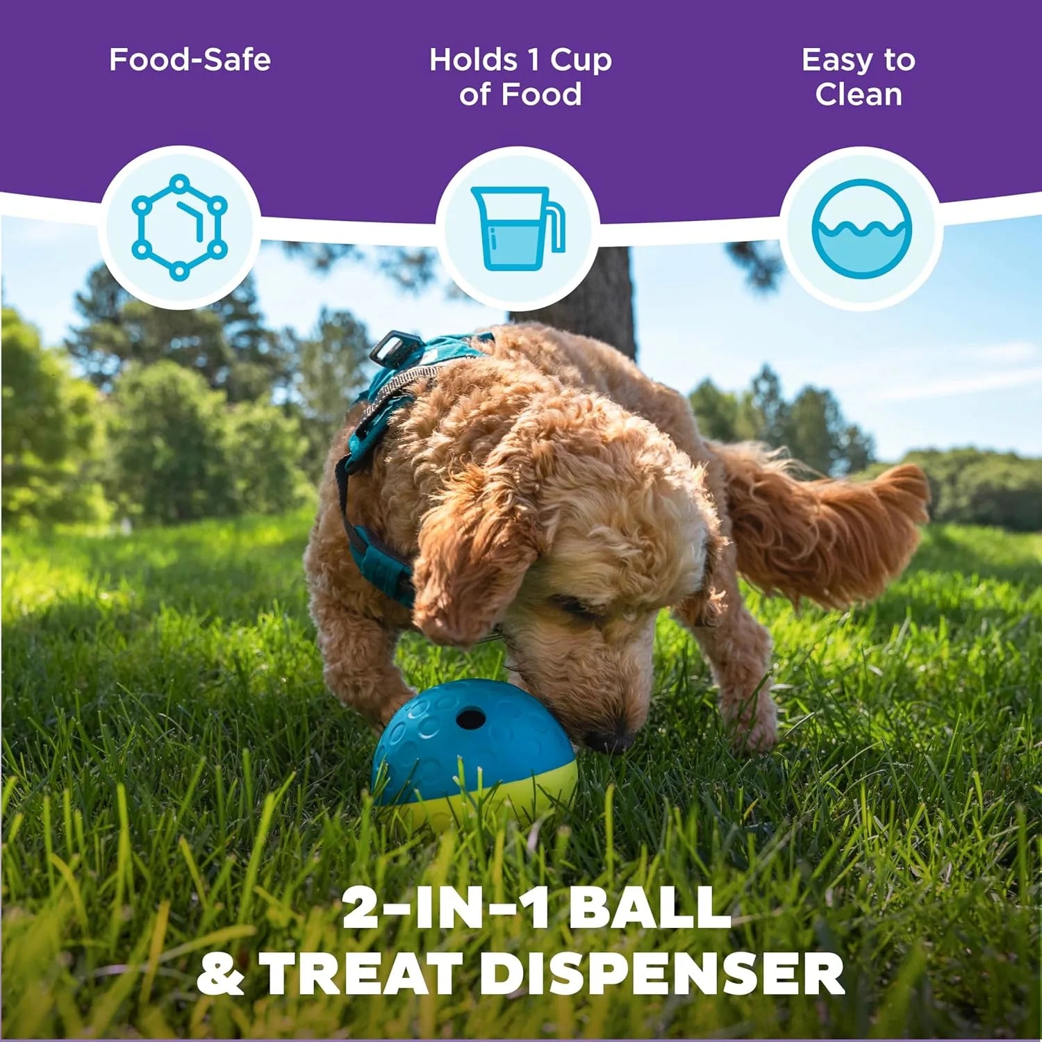 Dog Enrichment Puzzle Ball