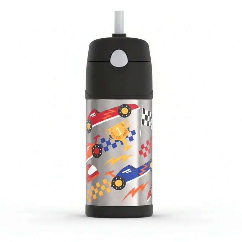 Kids Insulated Straw Water Bottle