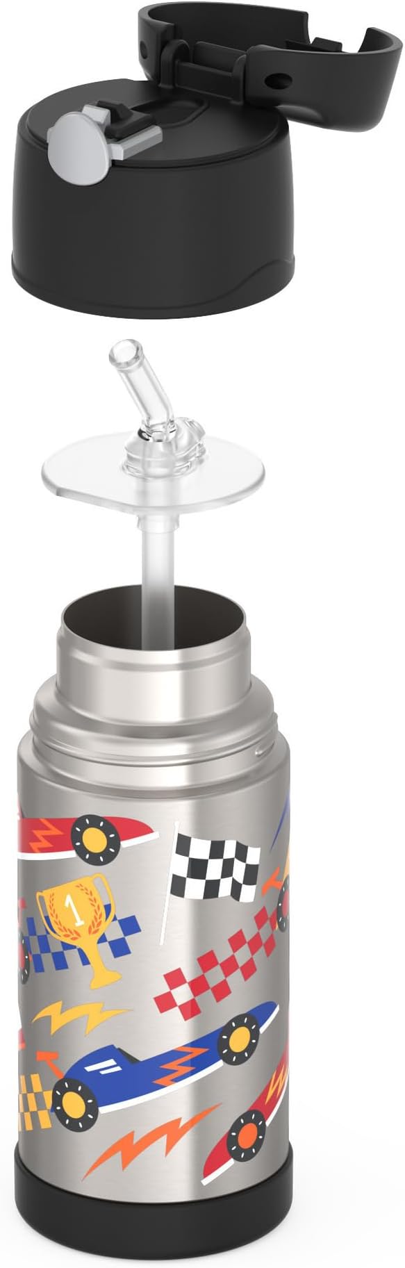 Kids Insulated Straw Water Bottle