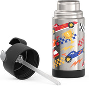 Kids Insulated Straw Water Bottle