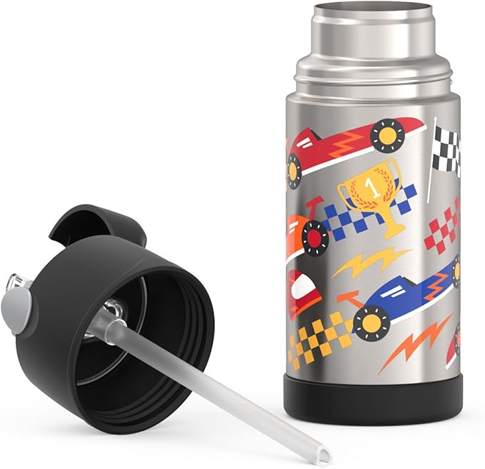 Kids Insulated Straw Water Bottle