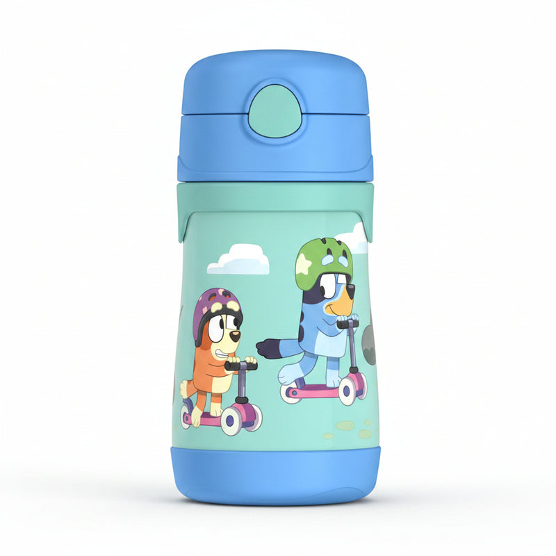 Kids Stainless Steel Straw Bottle