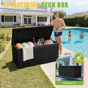 82 Gallon Outdoor Storage Deck Box