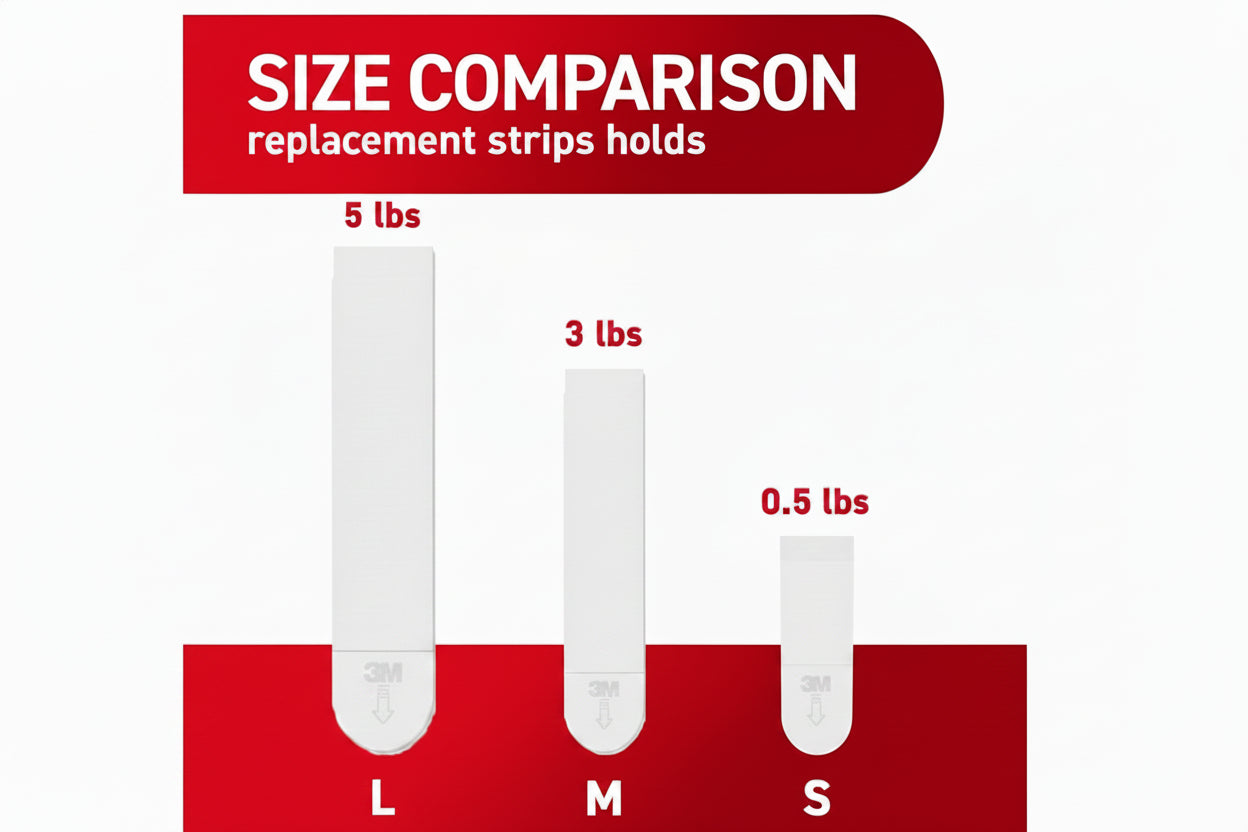 Large Adhesive Replacement Strips