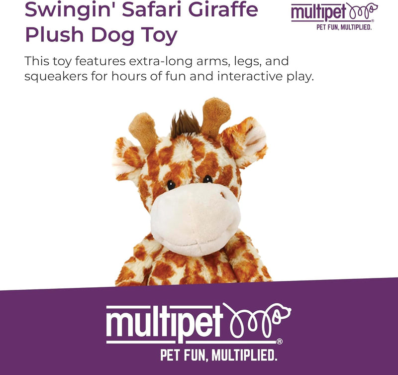 Large Giraffe Plush Dog Toy