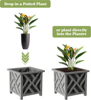 Lattice Planter Box