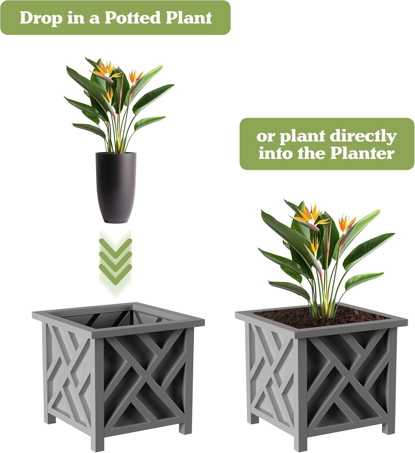 Lattice Planter Box
