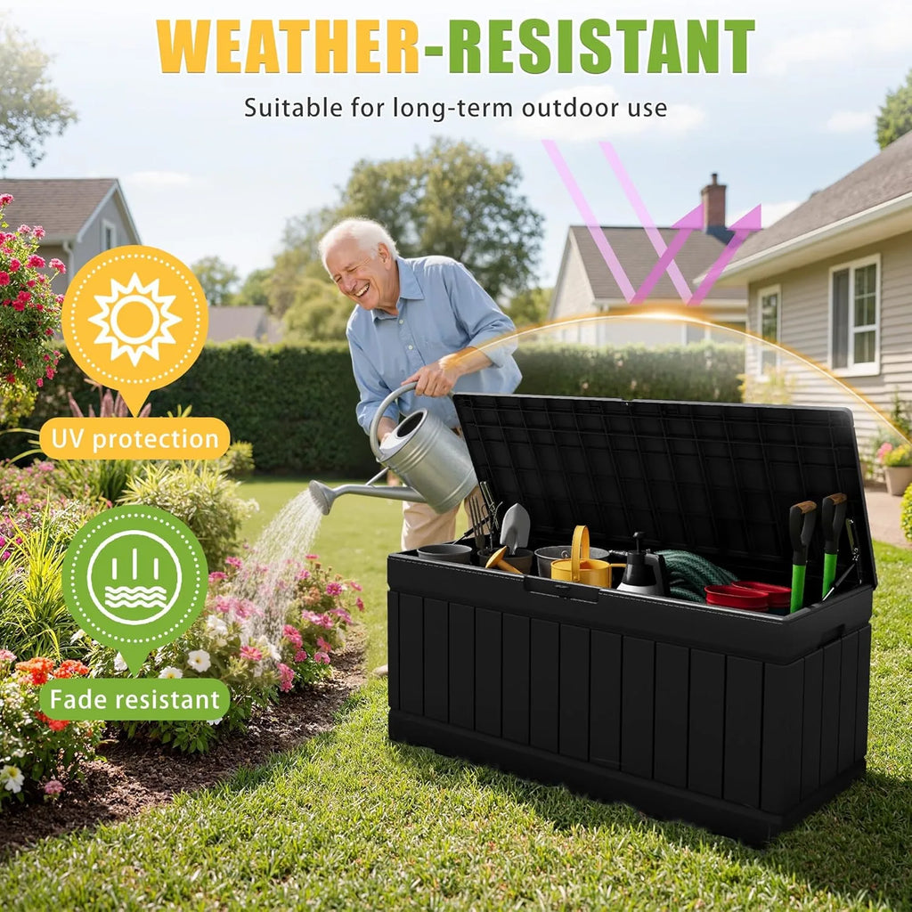 82 Gallon Outdoor Storage Deck Box