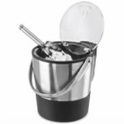 4-Quart Insulated Ice Bucket with Scoop
