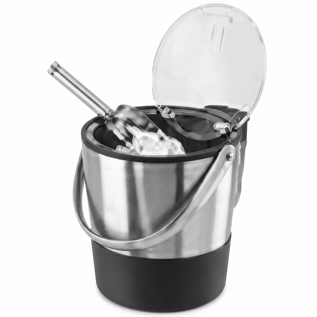 4-Quart Insulated Ice Bucket with Scoop