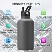 64oz Insulated Stainless Steel Water Jug