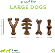 Durable Dog Chew Bone Set for Small Dogs (4-Pack)