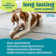 Medium Natural Wood Dog Chew Stick